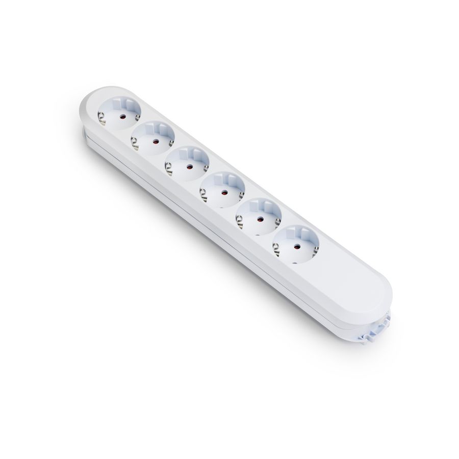 Smart 6x 230V zonder snoer wit
