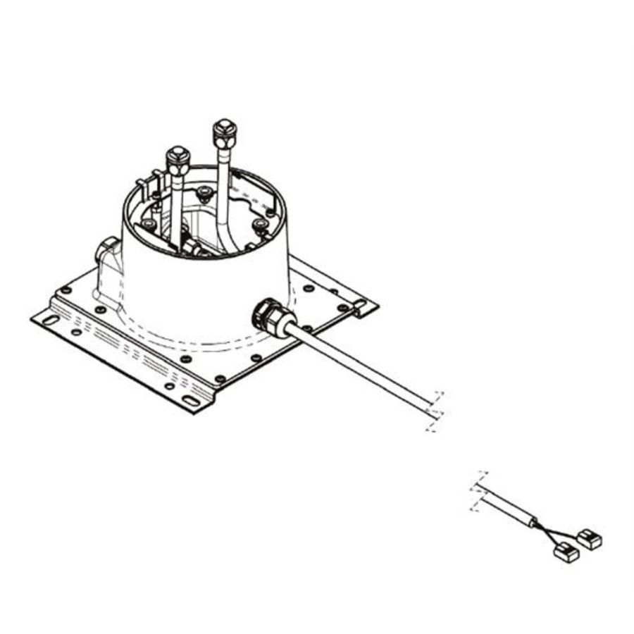 Plafondinbouwkast voor plafondaansluitinglicht 3504297090