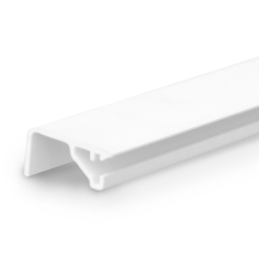 Lengte a 2m. scheidingswand voor hoogte 60mm wit halogeenvrij