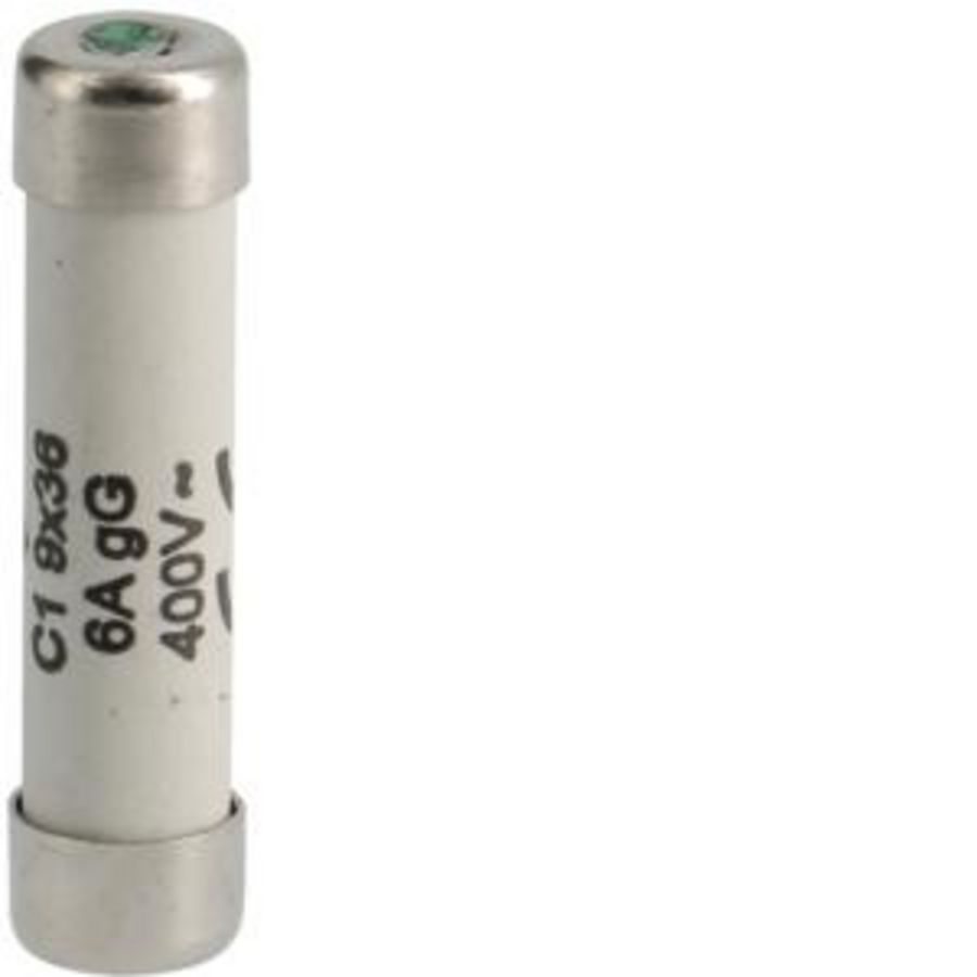 Zekering C 1-6A Ø9x36mm VVE=10
