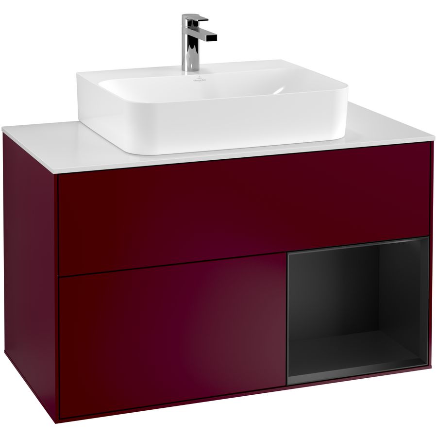 Wastafelonderkast Finion 1000x603x501mm Peony Matt Lacquer G121PDHB
