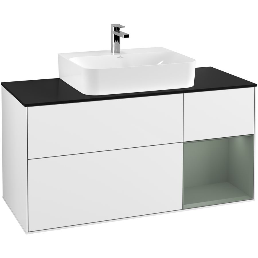 Wastafelonderkast Finion 1200x603x501mm G.White.L G172GMGF
