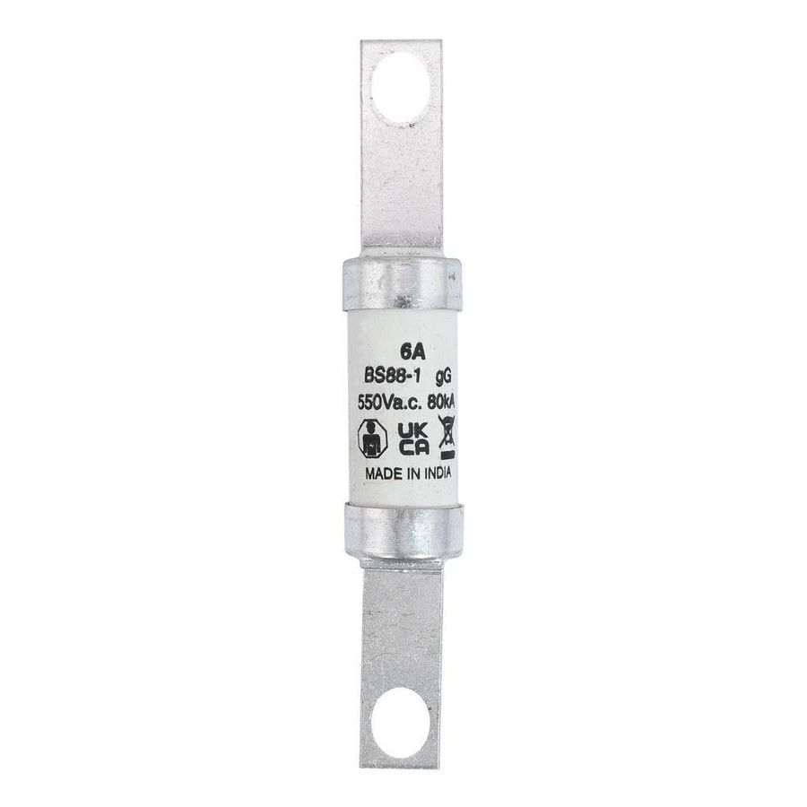 Zekering laagspanning 6A AC 550V 21x129mm gL/gG BS VVE=20