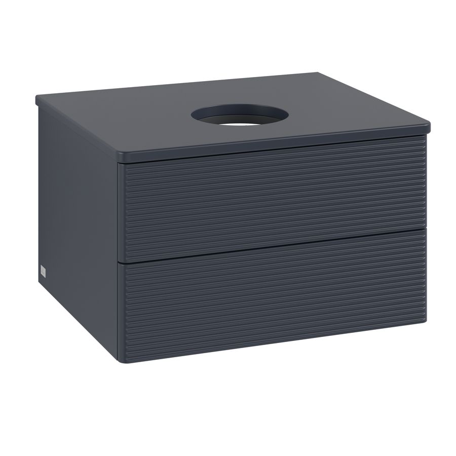 Wastafelonderkast Antao 600x360x500mm Mid.Blue Matt Lacquer K18110HG