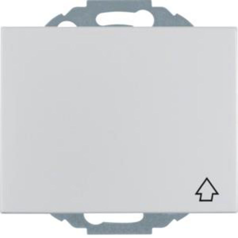 Wandcontactdoos RA kd 45° draaib. berker K.1/K.5 aluminium
