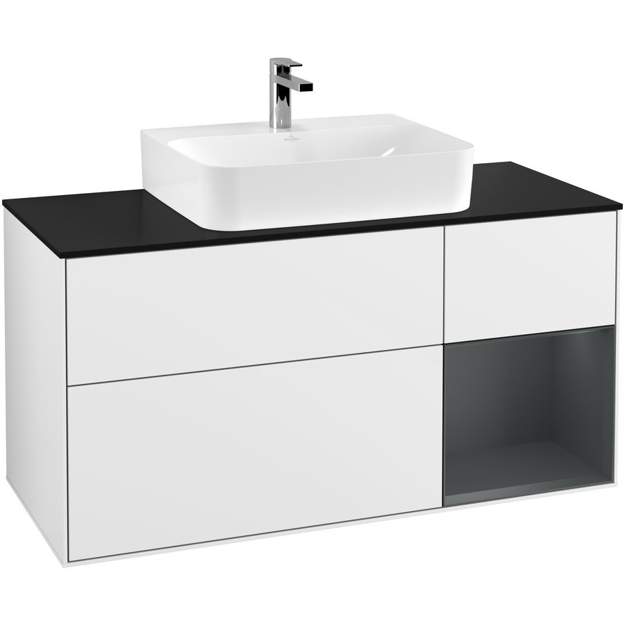 Wastafelonderkast Finion 1200x603x501mm G.White.L G172HGGF