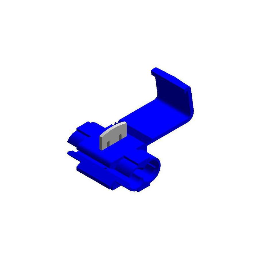 Doos a 100st. Aftakklem lok blauw 1,5-2,5mm²
