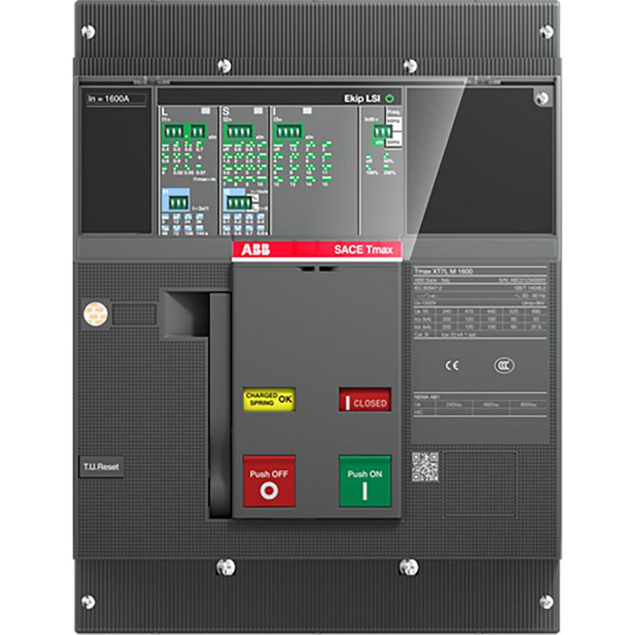 XT7S 1000 Ekip Dip LS/I In=1000A 3P vast met vooraansluiting