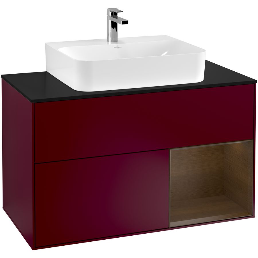 Wastafelonderkast Finion 1000x603x501mm Peony Matt Lacquer G122GNHB