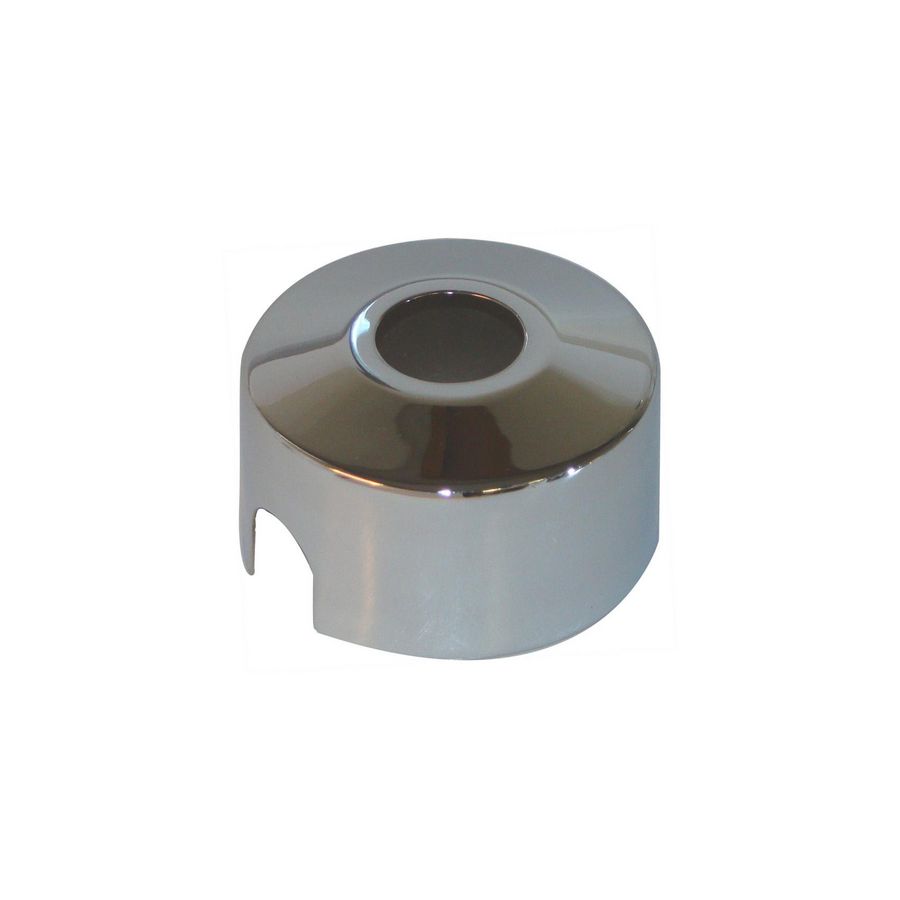 Kraanrozet 1/2" h=50mm + uitsparing 15mm chroom