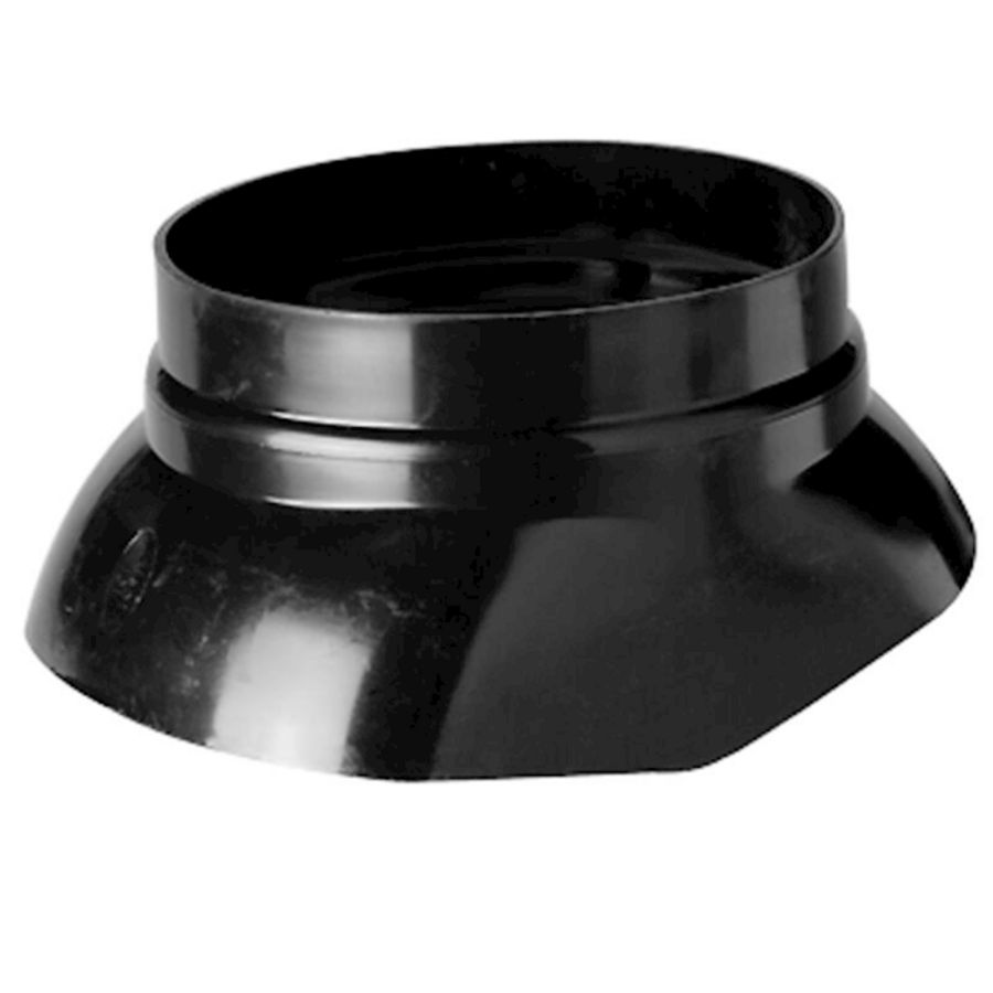 Kunststof schaal voor Rolux zwart 5-55gr. R131-V131 Ubbink