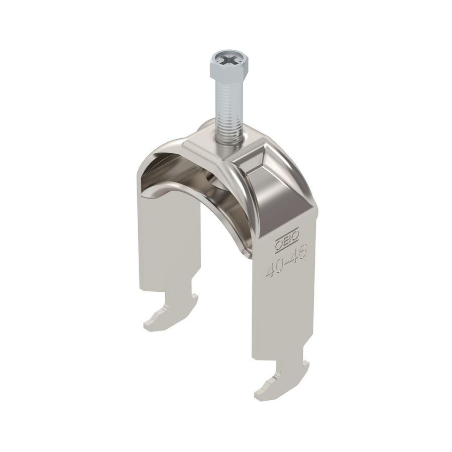 Beugelklem 2056 40-46mm rvs A2 1.4301 blank VVE=25 1186142