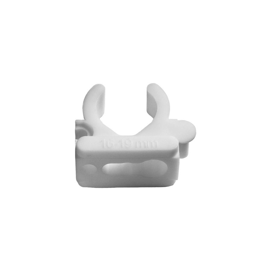 Doos a 100st. Klembeugel wit tbv buis 16–19 mm UV-bestendig