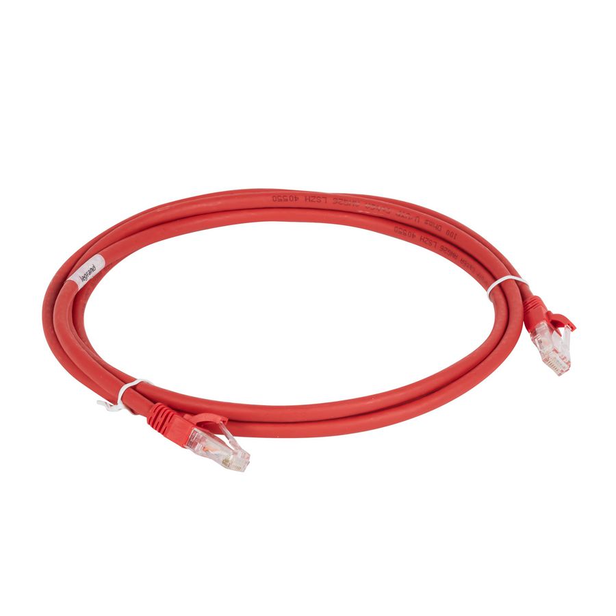 Patchkabel RJ45 Cat. C6A U/UTP rood 5m.