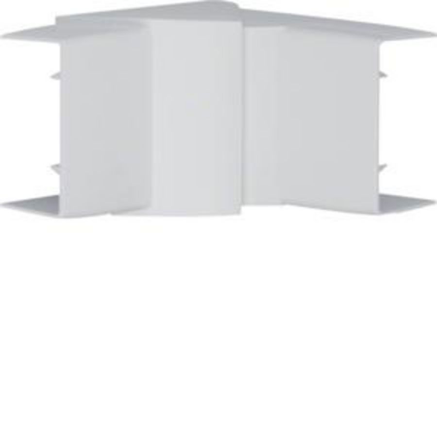 Binnenhoek voor goot 30x60mm LF lichtgrijs