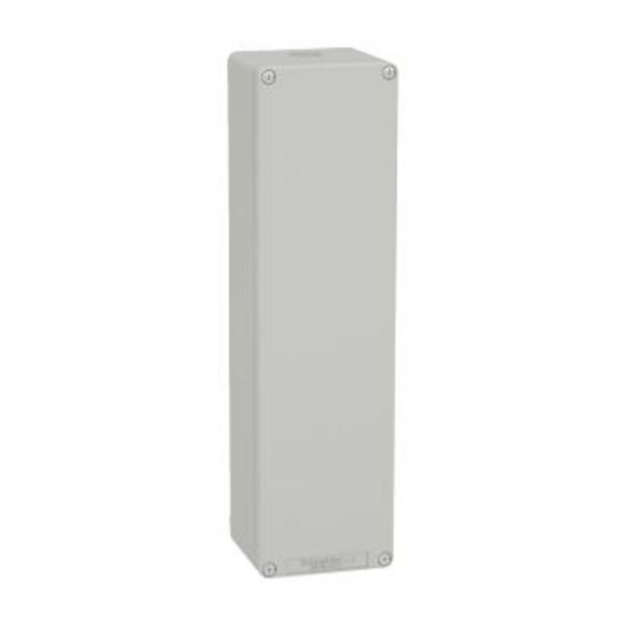 Lege behuizing Aluminium Grijs RAL7035 85x310x77 mm
