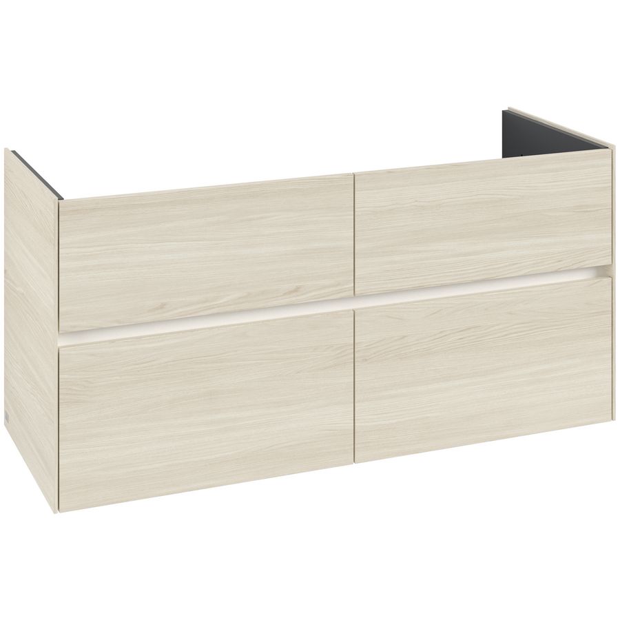 Wastafelonderkast Collaro 1261x610x480mm White Oak C147B0AA