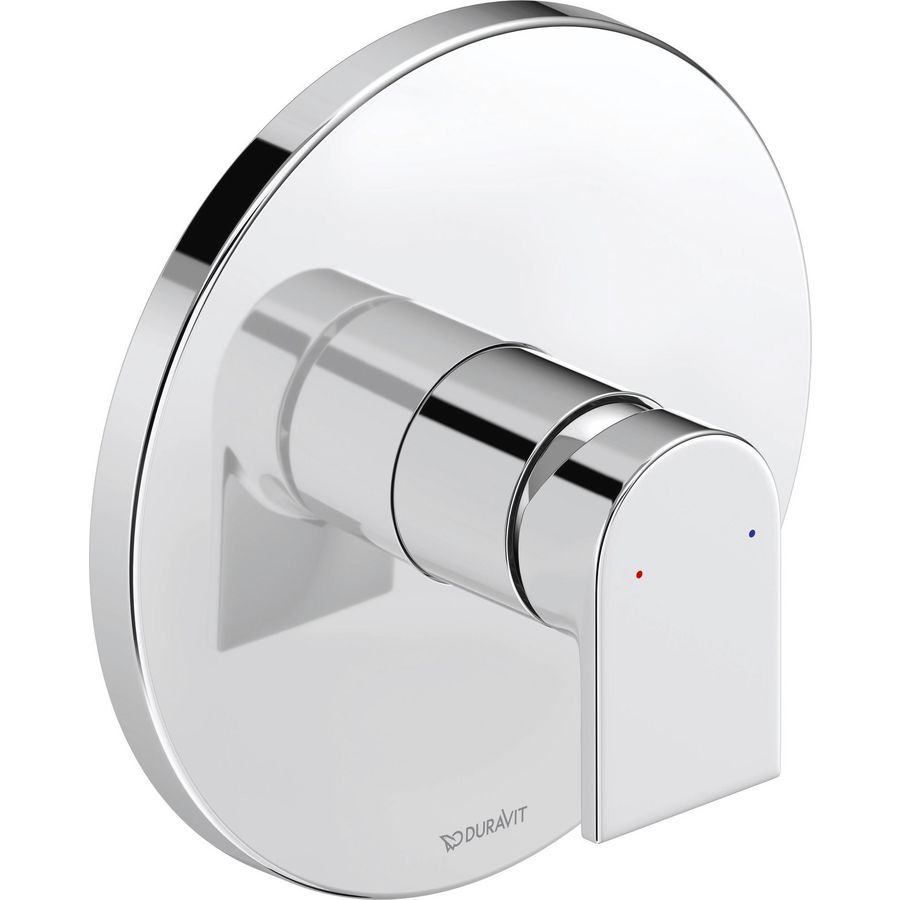 Tulum 1-hendel douchemengkraan inbouw chroom 170x86x182mm