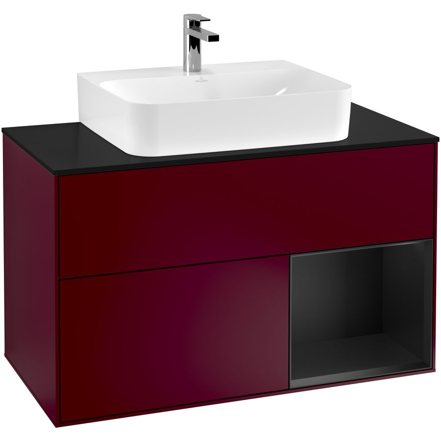 Wastafelonderkast Finion 1000x603x501mm Peony Matt Lacquer G122PDHB