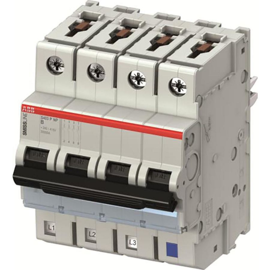 Installatieautomaat smissline 3-polig + Nul B-karakteristiek 20A 30kA