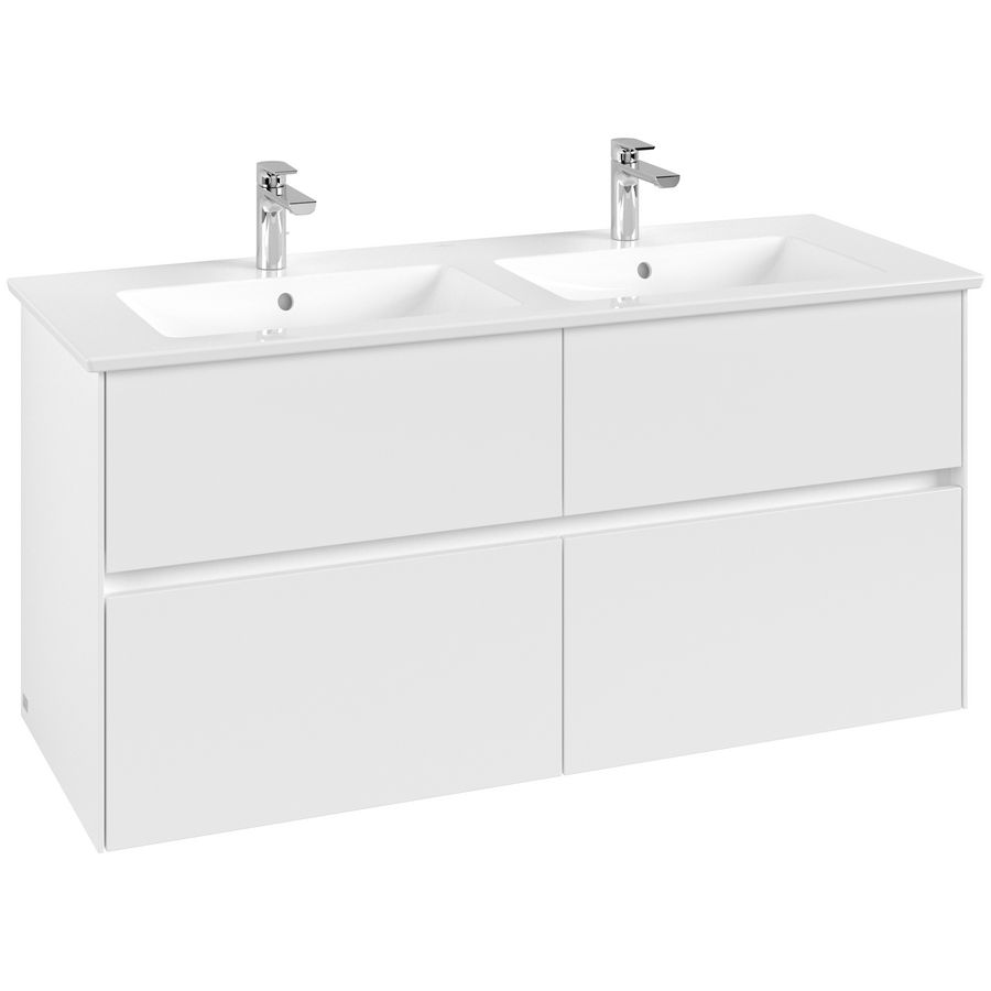 Wastafelonderkast Collaro 1261x610x480mm Wh.Matt C14700MS
