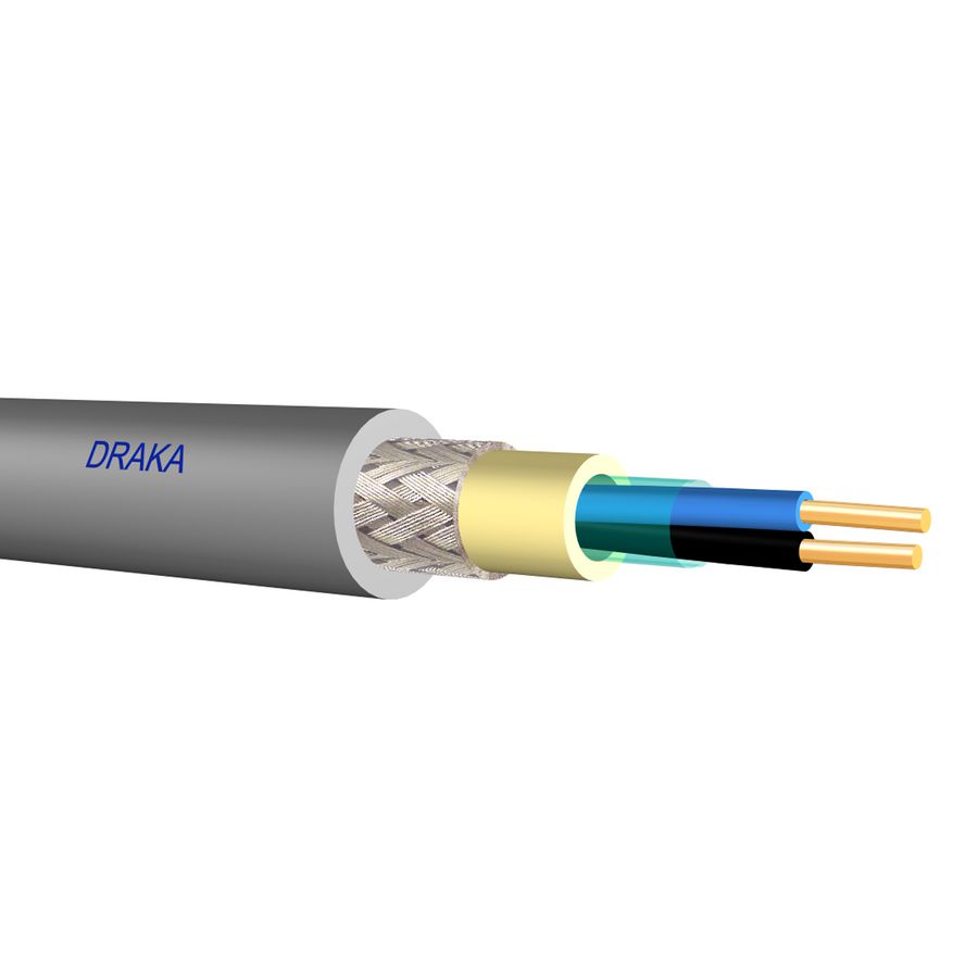 Haspel a 1000m. Lustoevoerkabel J2Y2YCY gy# 2x0,8mm