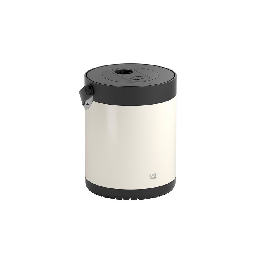 MOV:E 1x 230V RA 2x USB A/C chrgr slotadapter wit zwart
