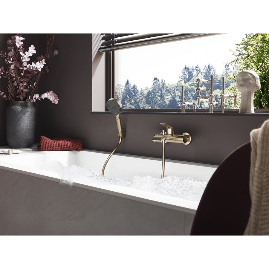 Badmengkraan 1-hendel opbouw Vivenis Original Brushed Bronze