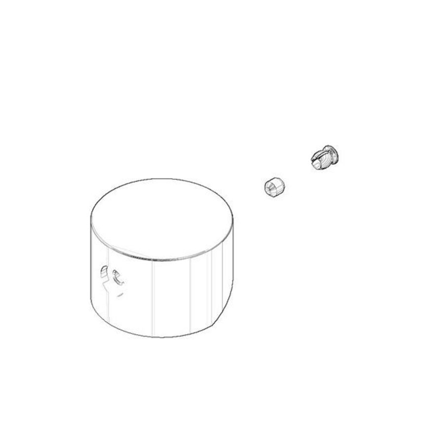 Greep Hendelonderdeel 98x64x64mm chr