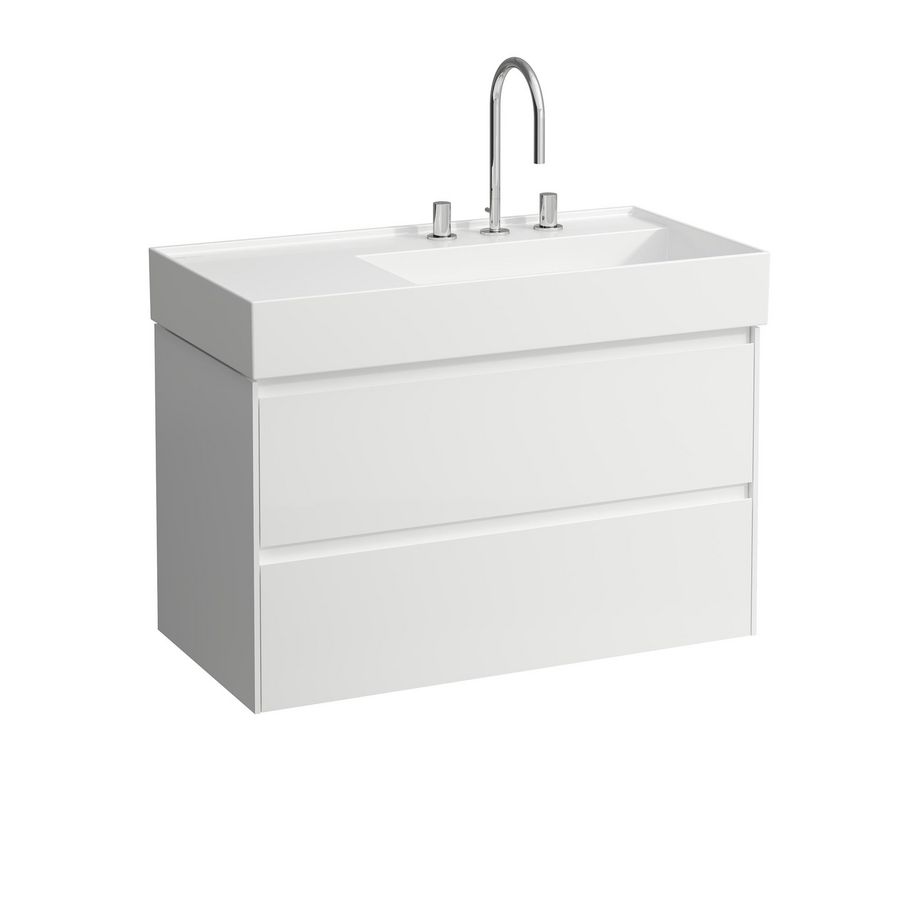 Lani badmeubel 900 2 lade icm Kartell wastafel 810339 glwi