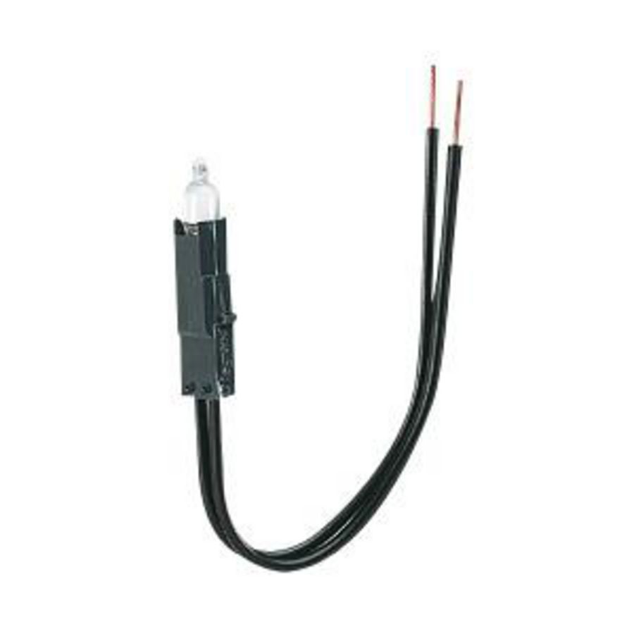 Doos a 100st. Lamp 230Vac groen met snoertjes