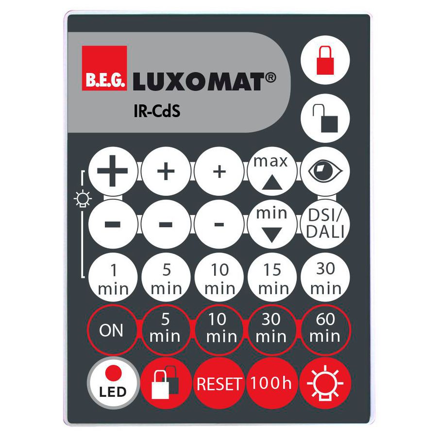 IR afstandsbediening CdS Plafondmontage -