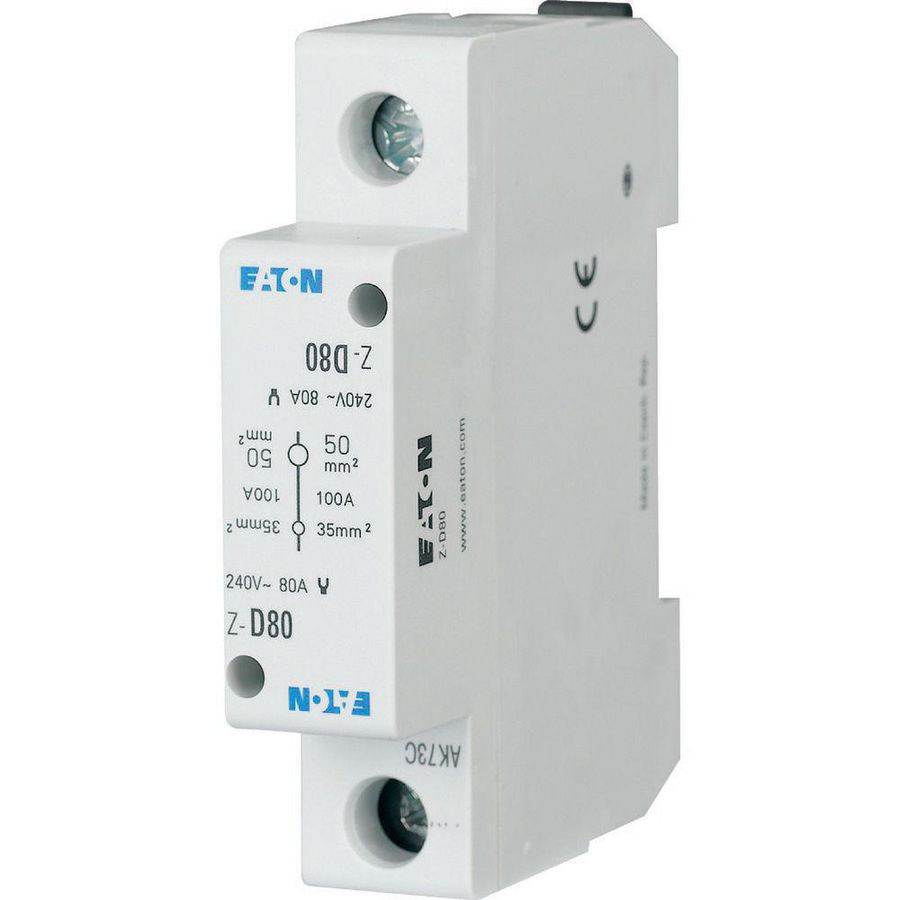 Verbindingsrijgklem Z, 240VAC, 125A, Soepel 1-50 mm², Omegarail 35/15