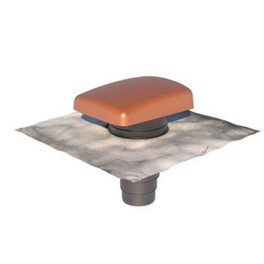Rioolontluchtingspan universeel RVT 200 terracotta O200