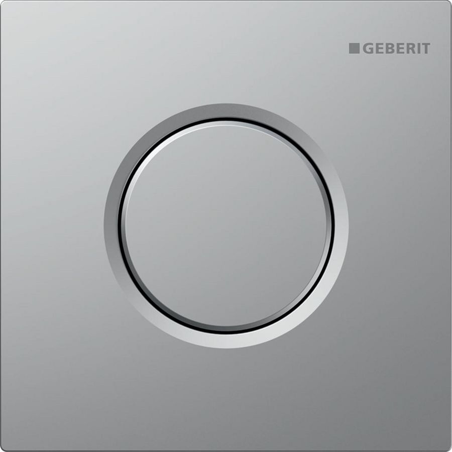 Urinoirsturing pneumatisch TYPE-01 ROUND mat chroom/easy-to-clean