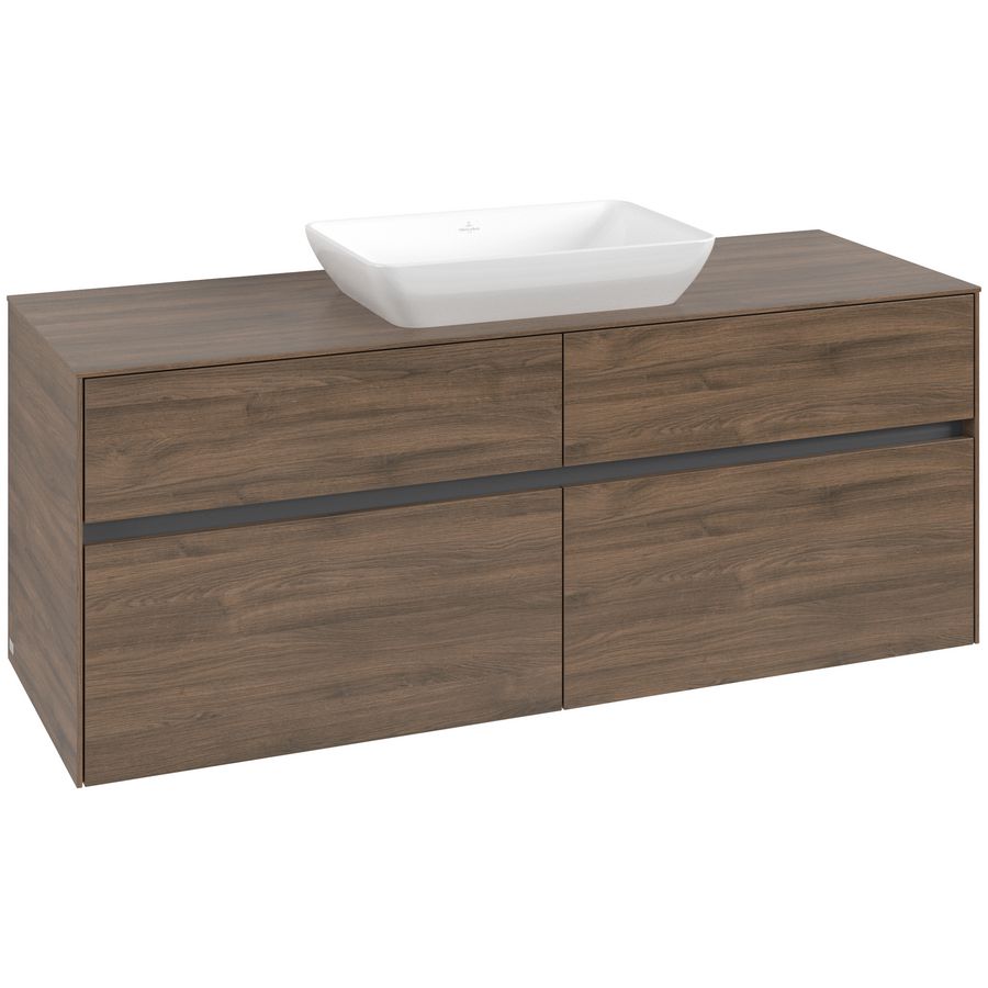 Wastafelonderkast Collaro 1400x548x500mm Ariz.Oak C11600VH