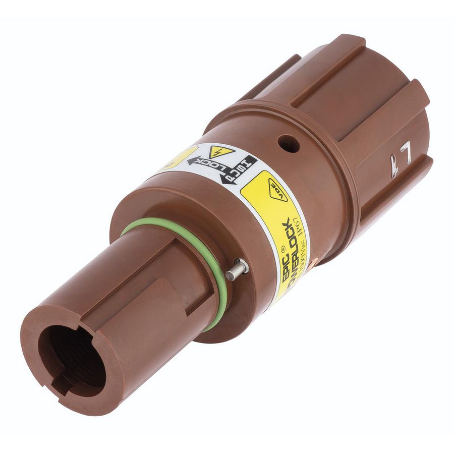 Ronde connector EPIC POWERLOCK F6 C L1/BN M40