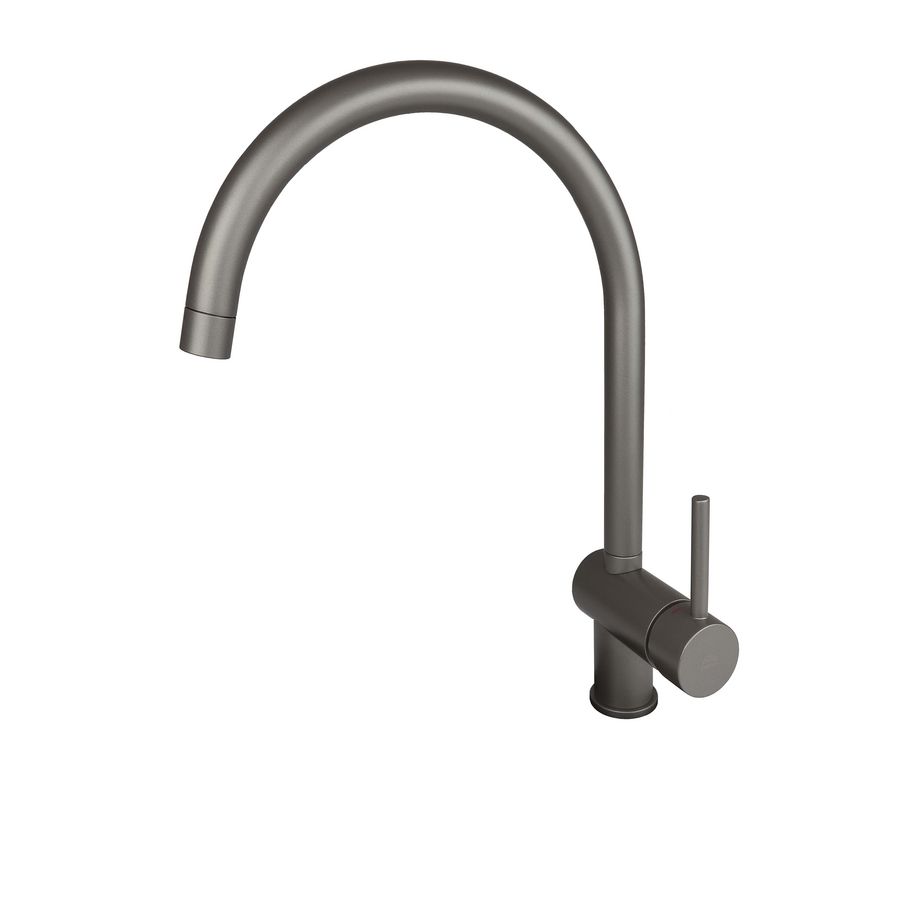 Keukenmengkraan hoge draaibare uitloop 24mm mercury grijs