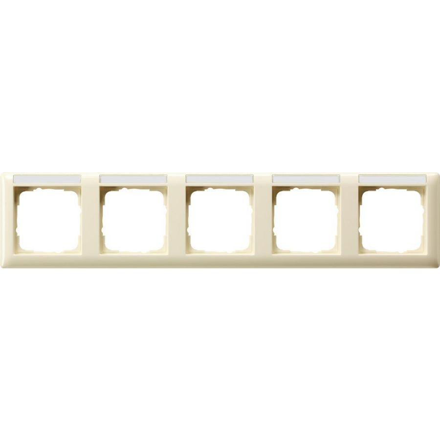 Afdekraam 5-voudig horizontaal TK System 55 creme wit