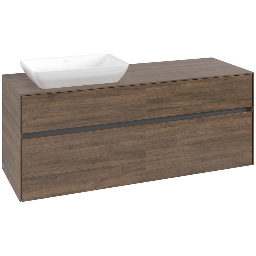 Wastafelonderkast Collaro 1400x548x500mm Ariz.Oak C11700VH