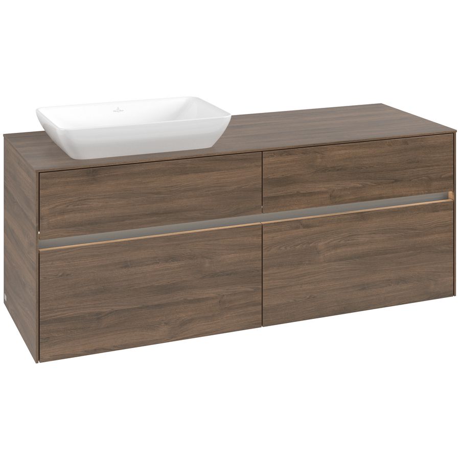 Wastafelonderkast Collaro 1400x548x500mm Ariz.Oak C117B0VH