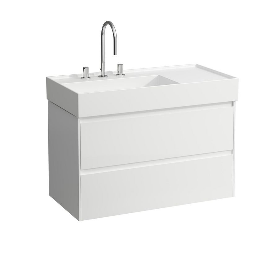 Lani badmeubel 900 2 lade icm Kartell wastafel 810338 glwi