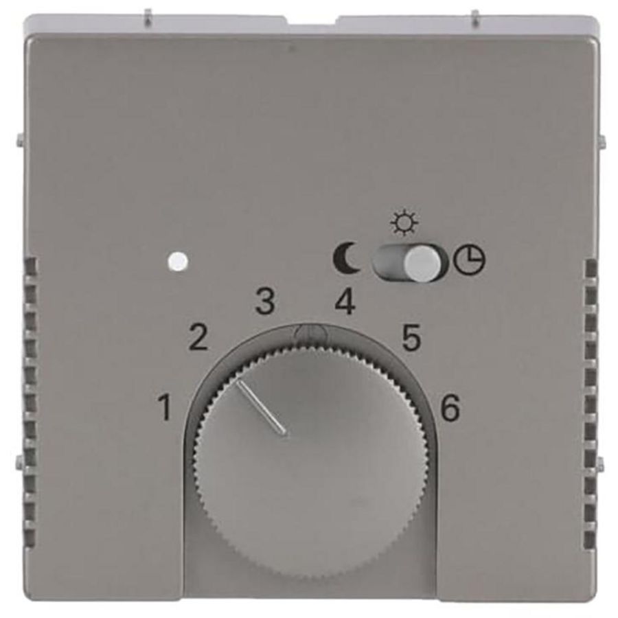 Centraalplaat afdekking v thermostaat 1095/96U pure-rvs (1795-866)