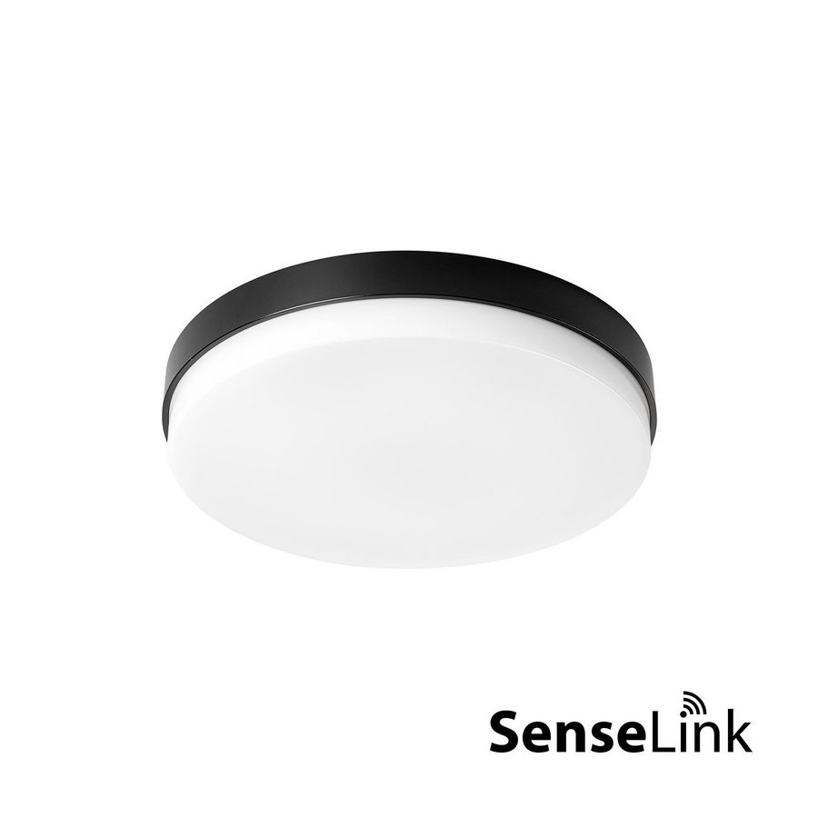 Opbouwarmatuur Prodisc III Mini Ø267mm max 9.5 W SenseLink-sensor zwart