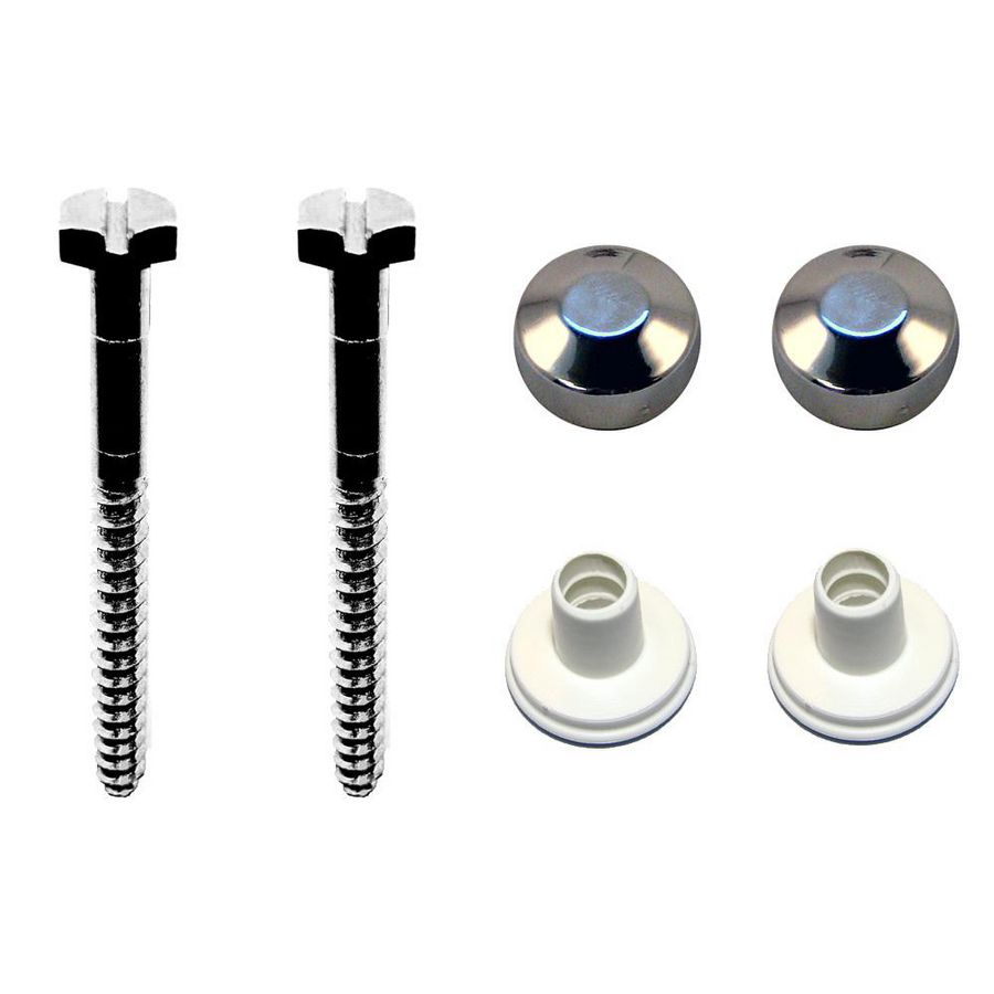 WC-set Behoe 2F 6x70 6K rvs Chroom VVE=100