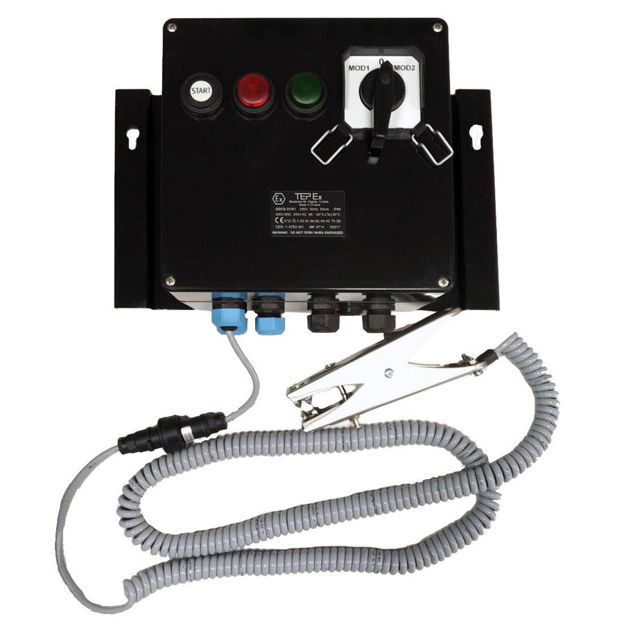 ATEX Aardingsunit zone 1/21 24V met 10 meter kabel