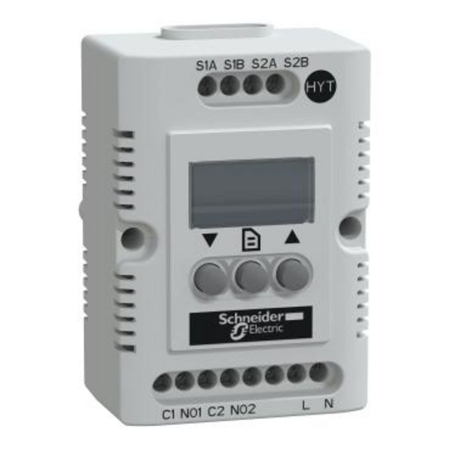 Elektronische thermostaat en hygrostaat HygroTherm 110-12