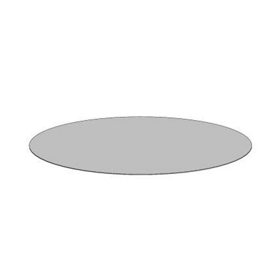 Vloerplaat glas ø 90cm
