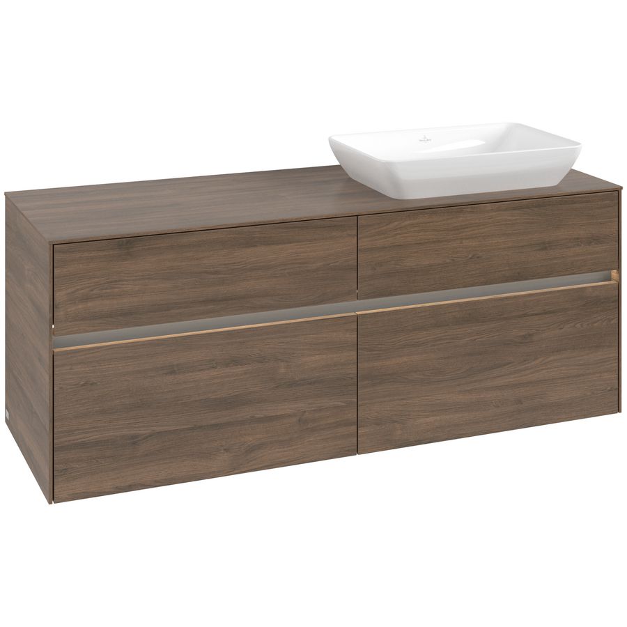 Wastafelonderkast Collaro 1400x548x500mm Ariz.Oak C118B0VH