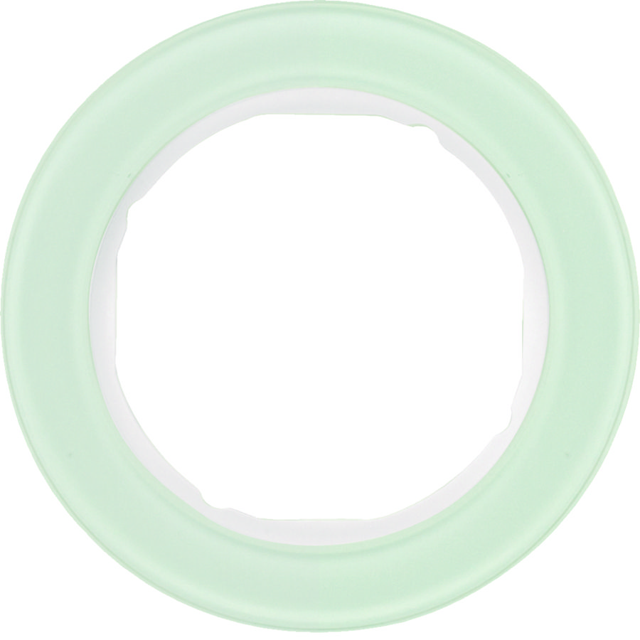 Afdekraam 1-v R.Classic glas polarwit